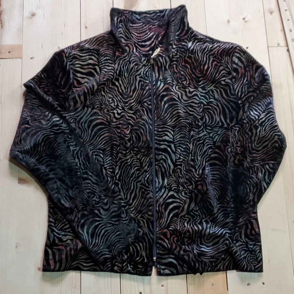 Soft Works animal print jacket. - Picture 1 of 8